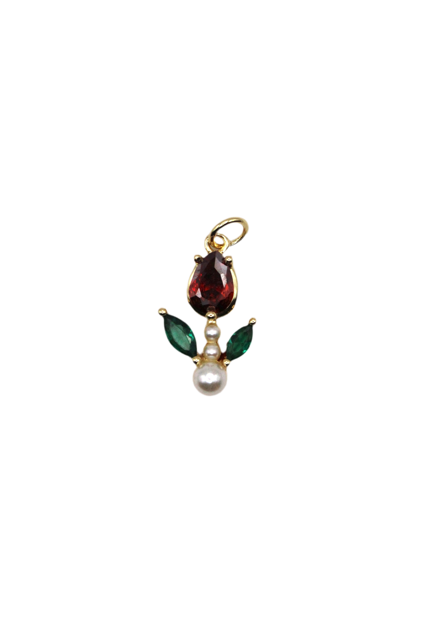 Rose Gem Charm