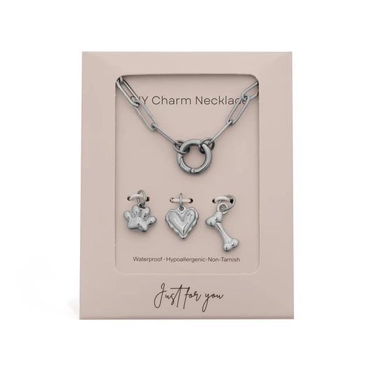 Pet Charm Holder Necklace Gift Set!