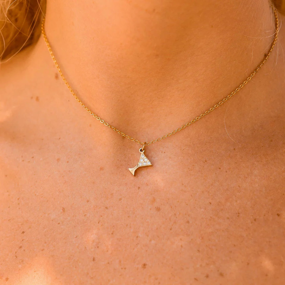 Martini Glass Charm
