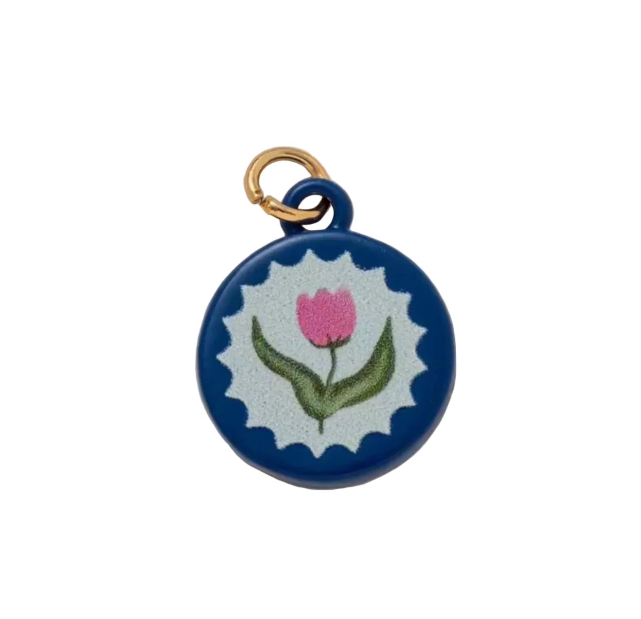 Pink Tulip Charm