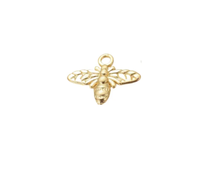 Flat Honey Bee Charm
