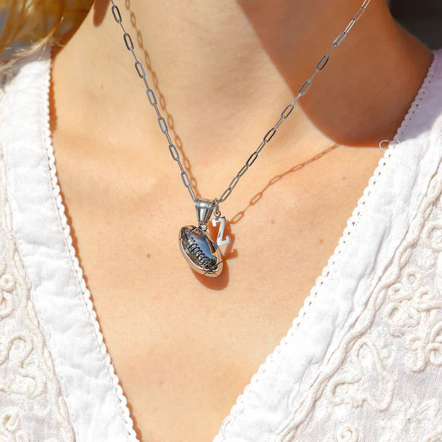 Sport Letter Pendants - Stainless