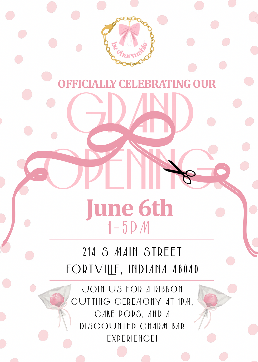 Grand Opening! Saturday June 6th 1-5pm!