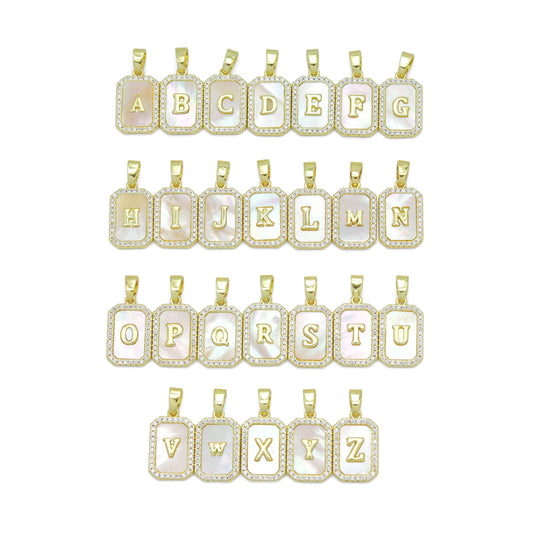 Gold Rectangle Initial Charm
