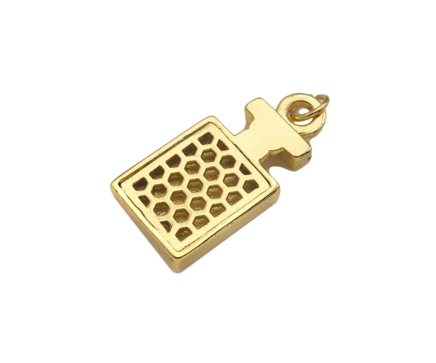 Pink Perfume Bottle Charm