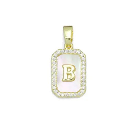 Gold Rectangle Initial Charm
