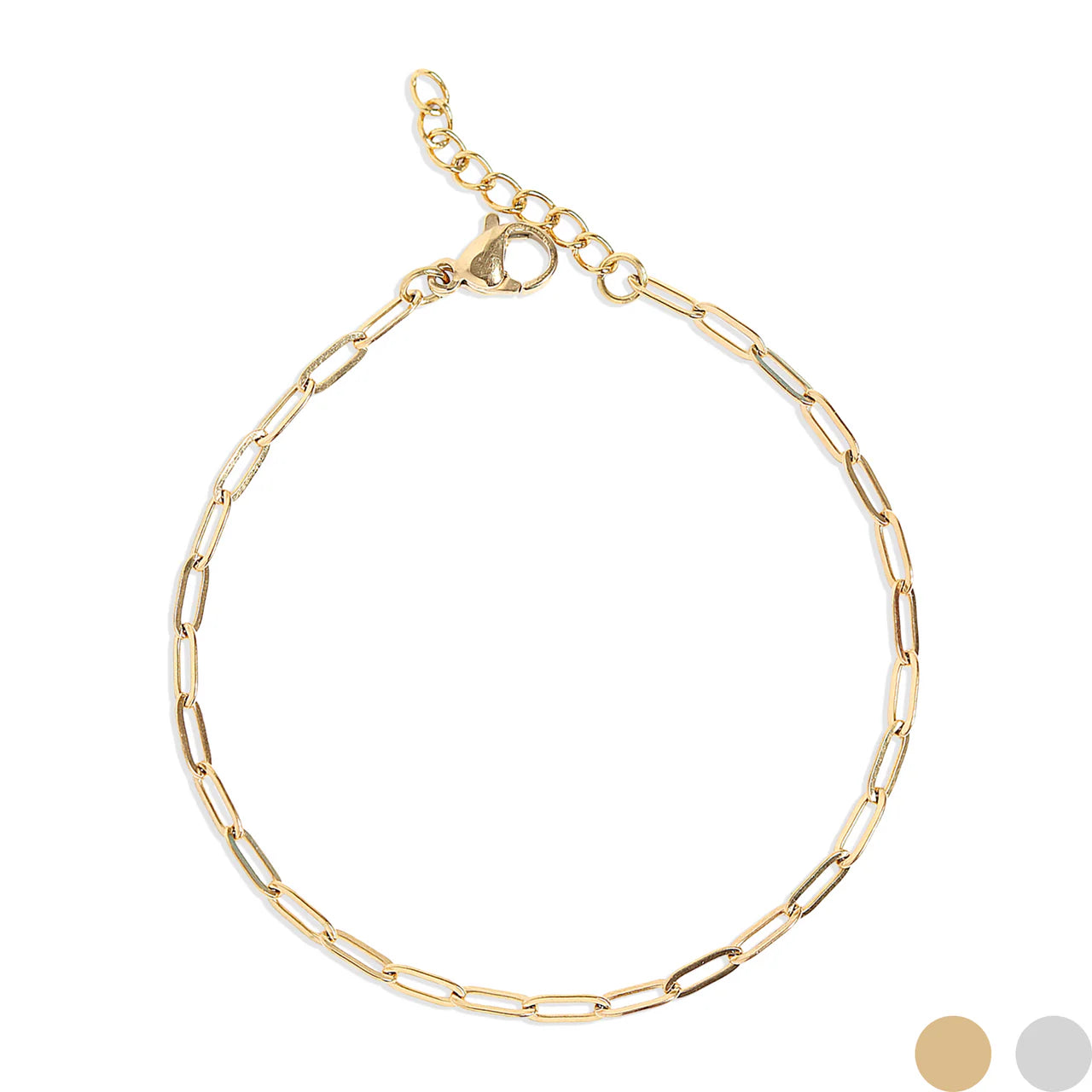 Paperclip Charm Bracelet