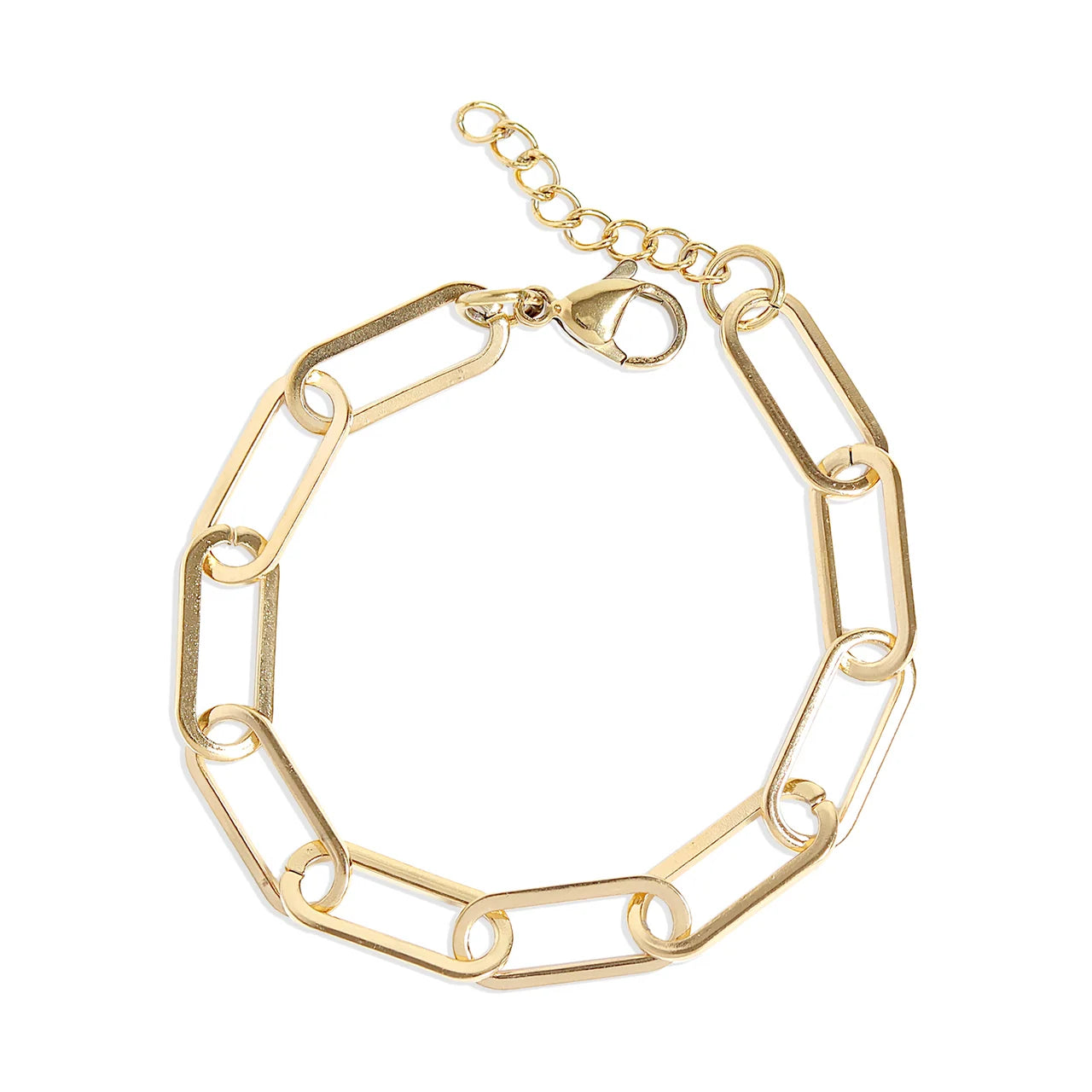 Paperclip Charm Bracelet