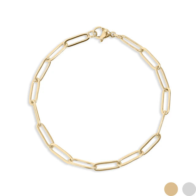 Paperclip Charm Bracelet
