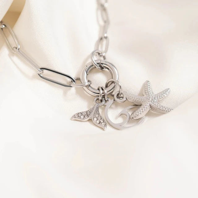 Paperclip Charm Keeper Bracelet