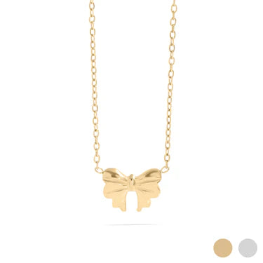 Bow Pendant Necklace