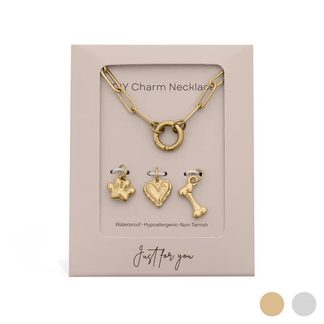 Pet Charm Holder Necklace Gift Set!