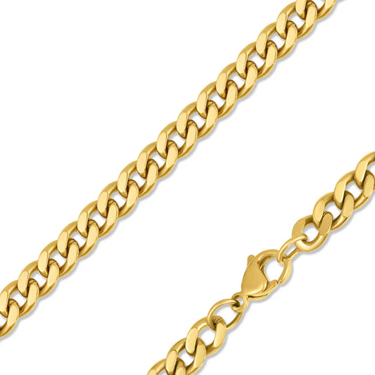 Diamond Cut Curb Chain