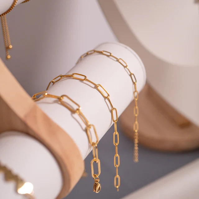 Paperclip Charm Bracelet