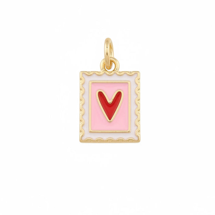 Framed Heart Charm