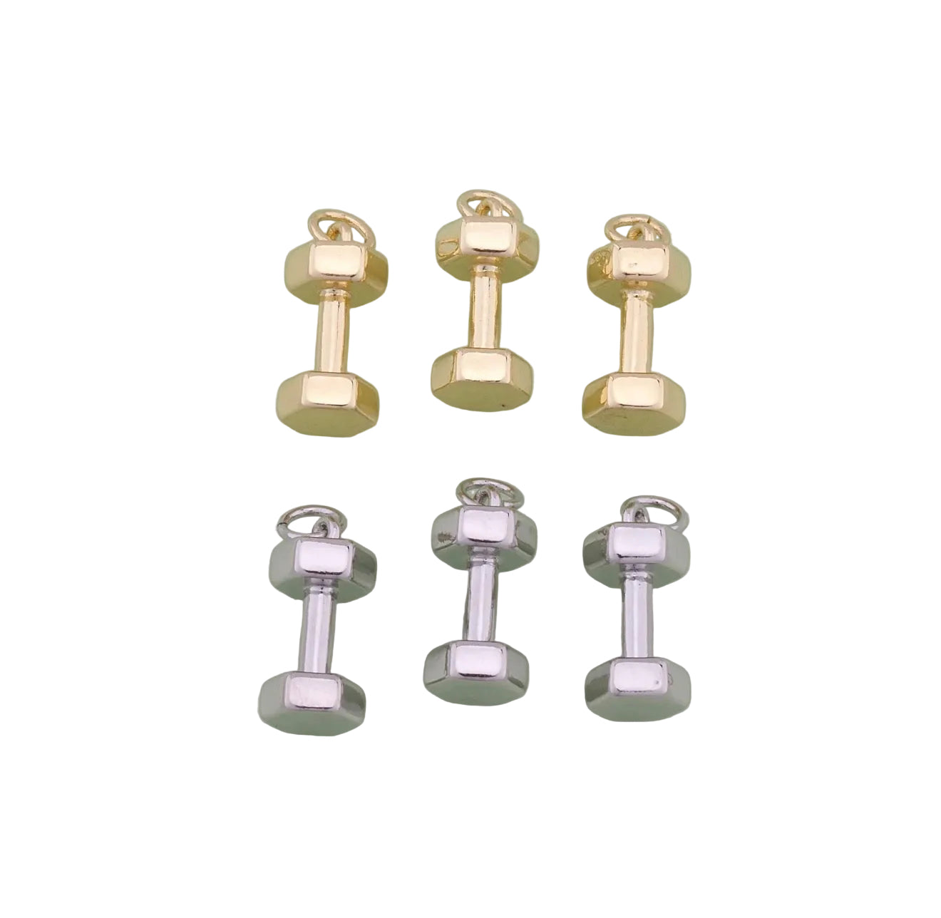 Dumbbell Charm