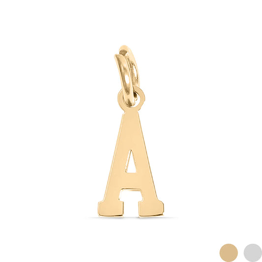 Gold PVD Coated Stainless Steel Sport Letter Pendant