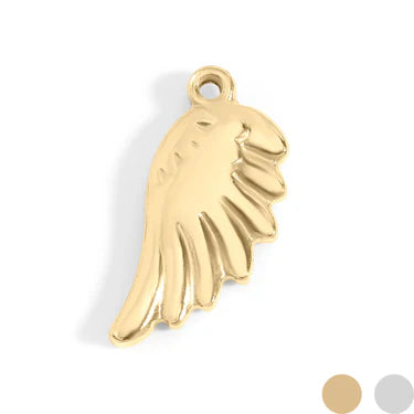 Small Angel Wing Charm