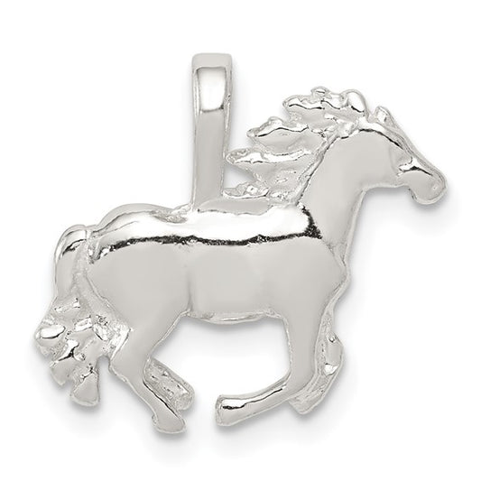 Sterling Silver Running Horse Charm