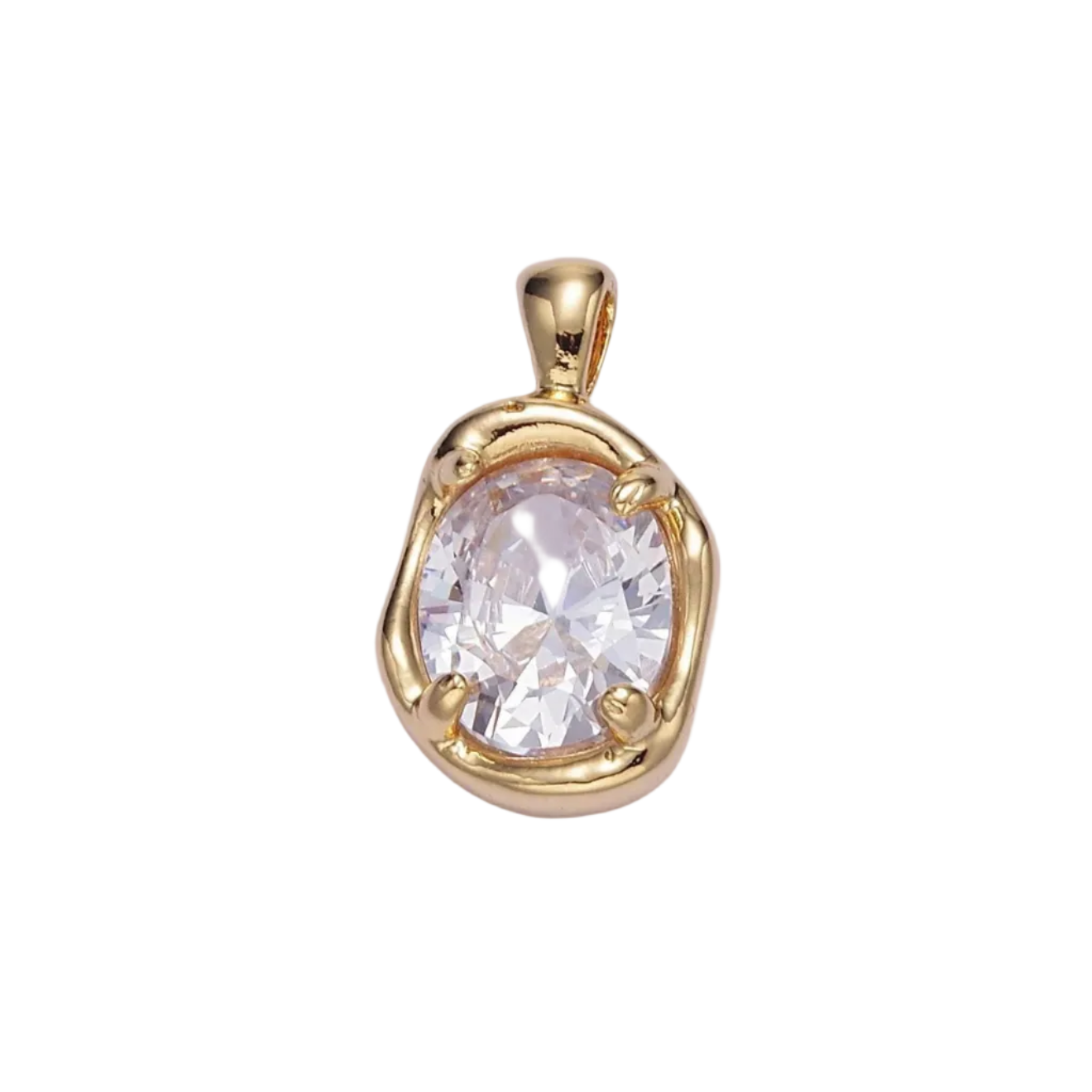 Clear Gem Charm