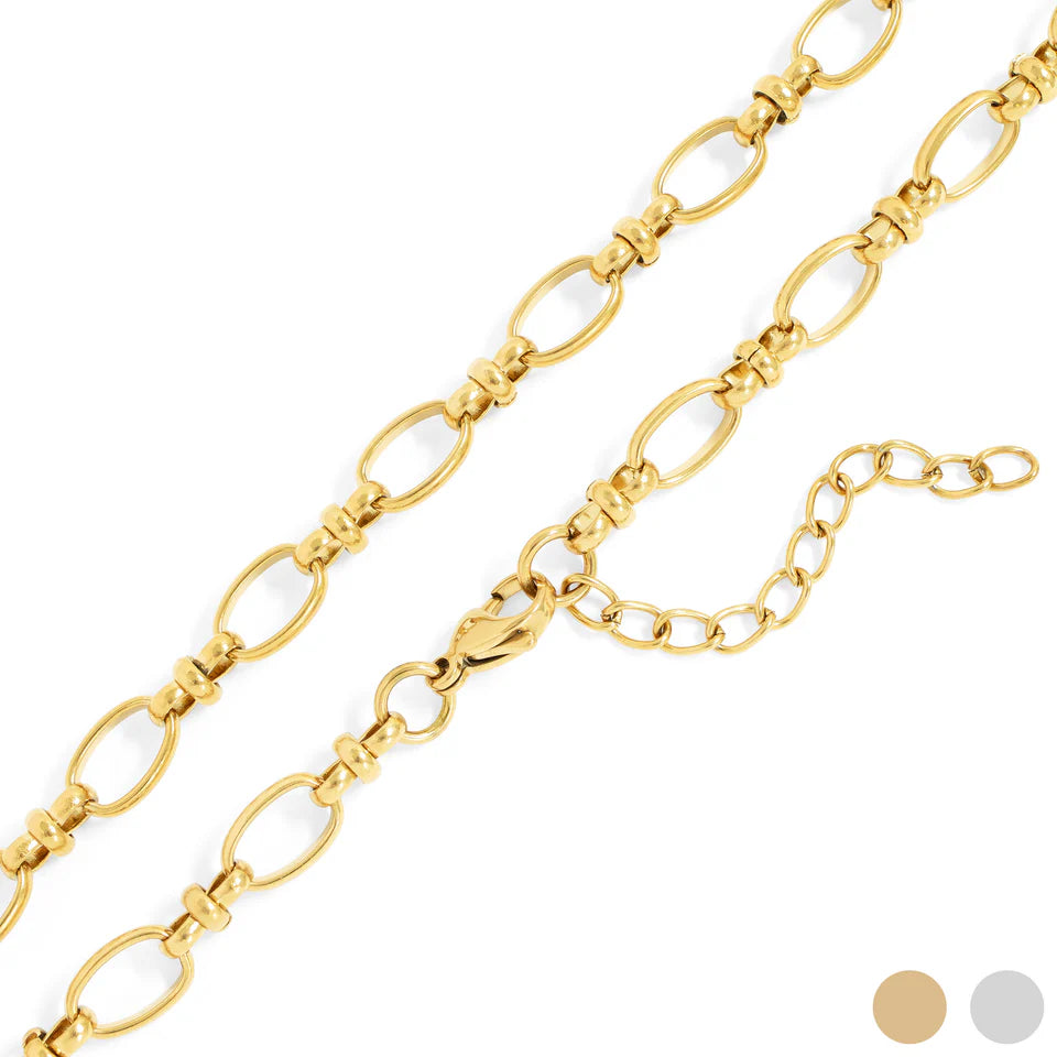 Circle Chain Charm Necklace