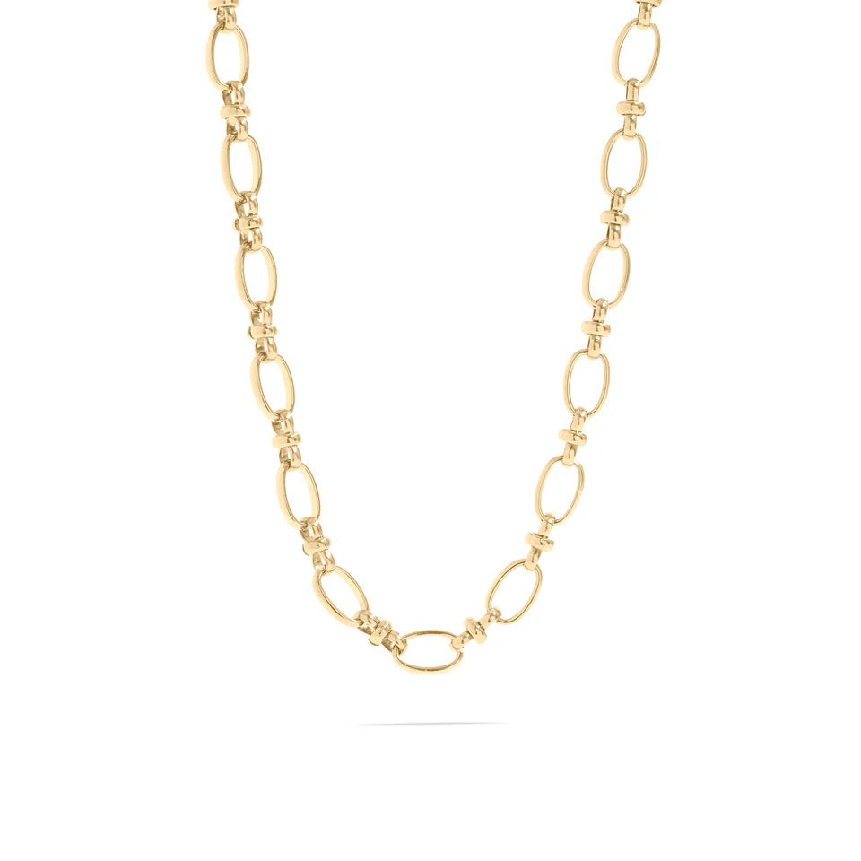 Circle Chain Charm Necklace