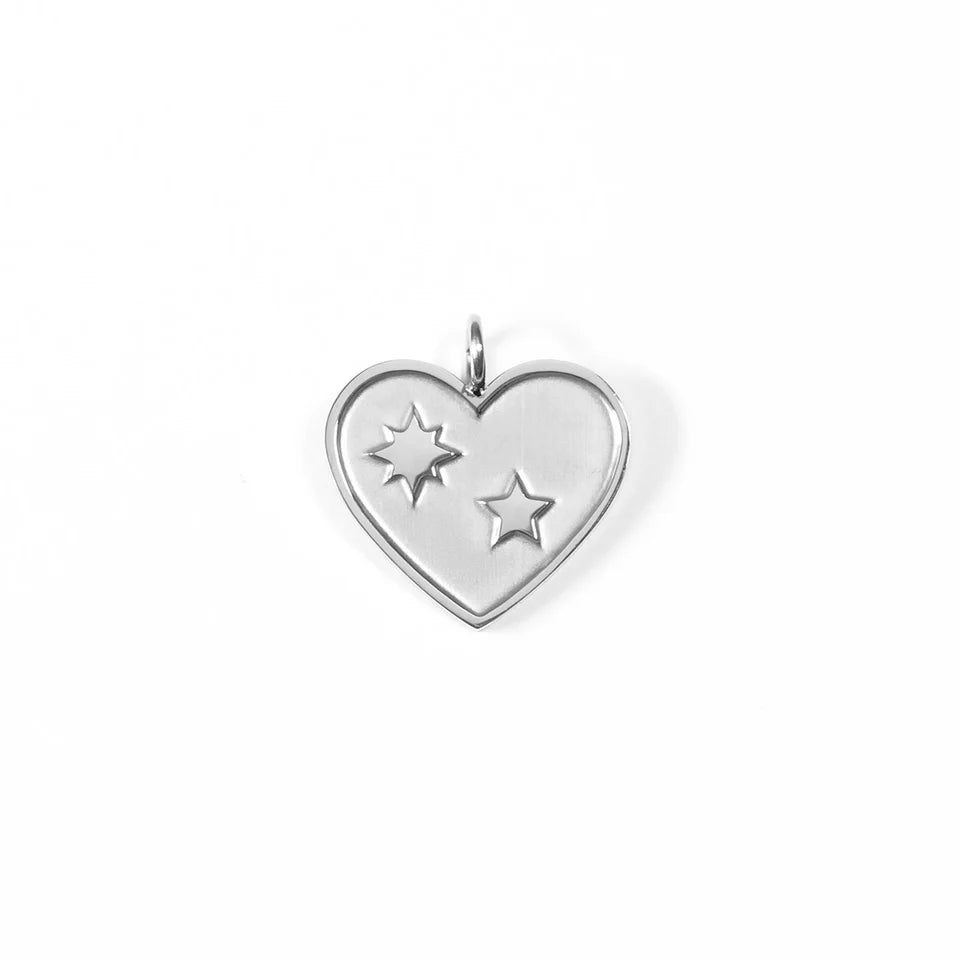 Heart w/ Stars Charm