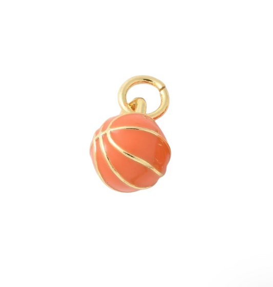 Hoops Basketball Charm