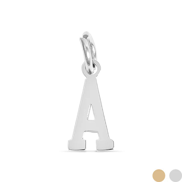 Sport Letter Pendants - Stainless