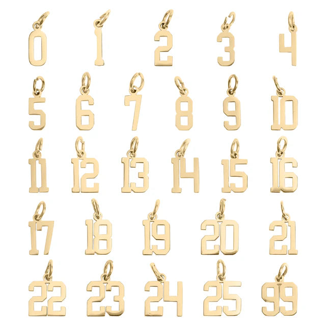 Sports Number - Gold PVD