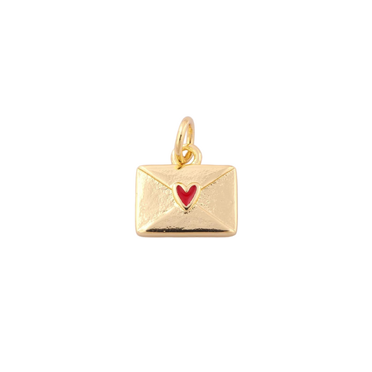 Heart Envelope Charm