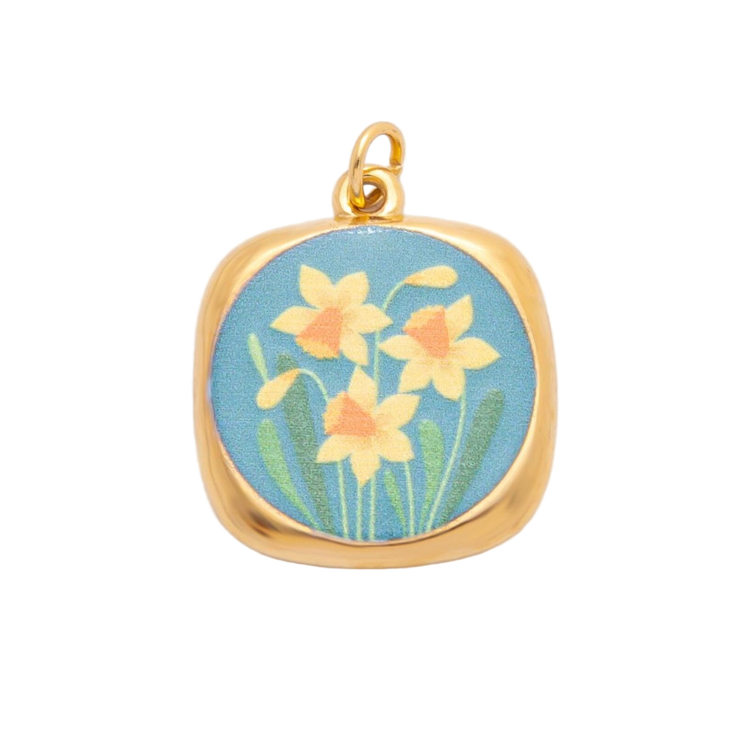 Yellow Flower Charm