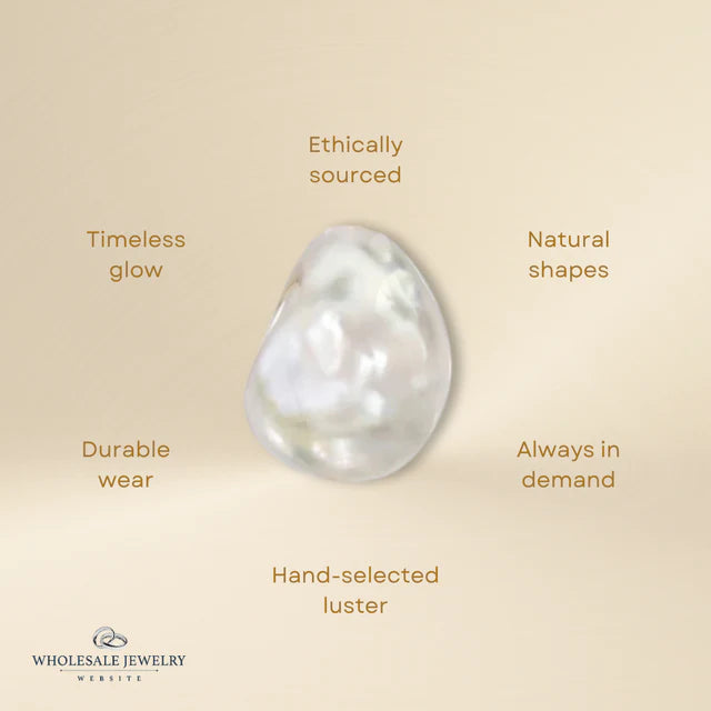Freshwater Pearl Charm Holder Necklace